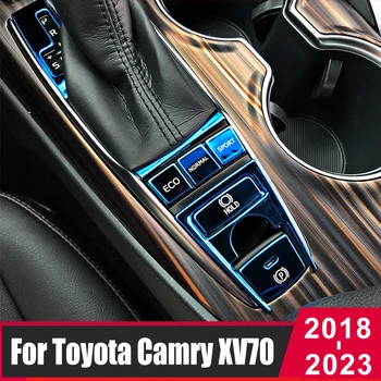 Araba Çelik Elektronik El Freni Düğmesi Paneli ayar kapağı Sticker Toyota Camry 70 XV70 2018-2020 2021 2022 2023 Aksesuarları