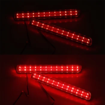 LED Arka Tampon Reflektör İşık Kırmızı Araba Sürüş Fren Sis Lambası Land Rover Discovery 3 4 için/L320 2005-2013 5