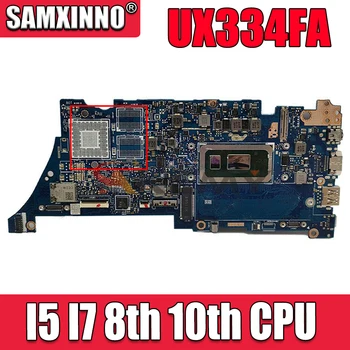 UX334FA orijinal Anakart I5 I7 8th 10th CPU 8GB 16GB RAM ASUS ZenBook 13 için UX434FAC UX334F UX334FL Laptop Anakart