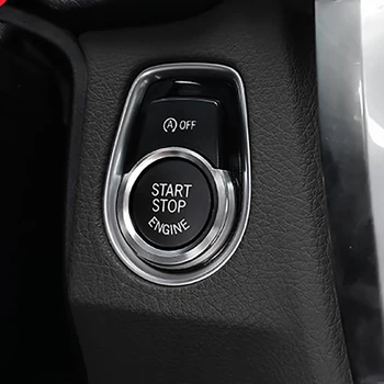 Start Stop Push Button Kontak Anahtarı Matkap Dekorasyon Halka Motor Güç Anahtarı Trim Sticker BMW F30 316i 320i 328i F20 5