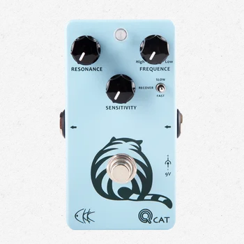 CKK Q-Cat Zarf Filtresi, Funk, Caz, Blues için Özel bir Wah Efekt Gitar Pedalı 0