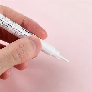 Dövme Kaş Kalemi Su Geçirmez Unisex kaş kalemi Beyaz Mürekkep Dövme Konumlandırma Kalem Pamukçuk Kaş Güzellik Aracı 4